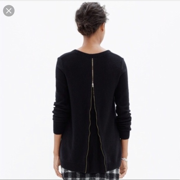 Black Madewell Zipper Sweater Size Small - Picture 1 of 8